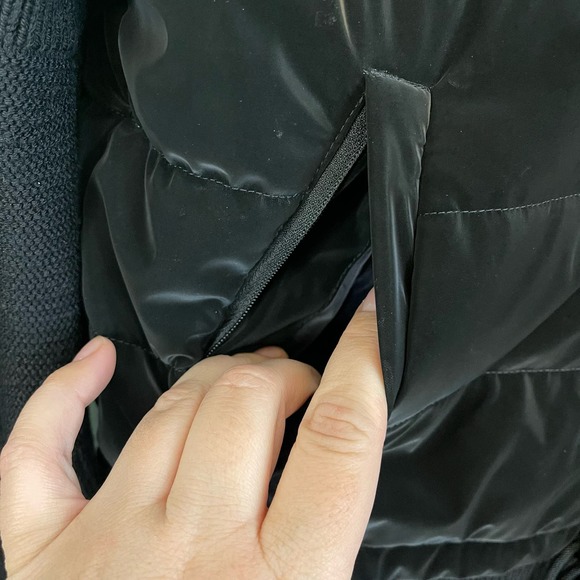 Athleta Women's Hanover Velvet Merino Wool Blend Hybrid Jacket Black Medium NWT - Picture 5 of 11